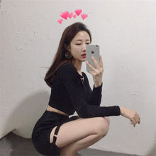 Woherb Hot  Fashion  Korean Darkness Style Women Pencil Skirts Metal Buckle Skirt Female Sexy Mini Skirt Retro 72736 GS