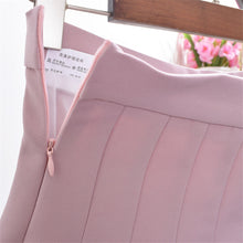 Woherb New  Fashion Pleated Skirt Short Mini Skirts Woman Sexy High Waist Pure Color Bow Tie Skirt Pants Student Style 72737 GS