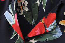 Woherb Summer Floral Print Chiffon Blouses New  Fashion Notched Collar Blouse Button Ladies Blusas Women Tops Plus Size 2768 GS