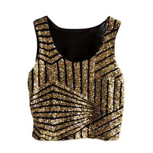 Women Blouses   blouse Sequins Solid Sleeveless Women Shirt Tops Blouses For Ladies ropa mujer,camisas femenina GS