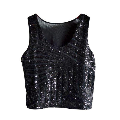 Women Blouses   blouse Sequins Solid Sleeveless Women Shirt Tops Blouses For Ladies ropa mujer,camisas femenina GS