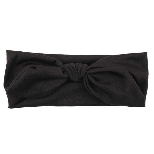 Women Bowknot Elastic Bow Hairband Turban Knotted Rabbit Hair Band Headband For Women &03 GS