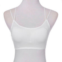 Women Crop Tops   Backless Bandage Strap Cropped Vest Cut Out Beachwear Cotton Tank Tops Women Camis Black White GS