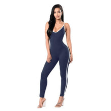Women Lady V Neck Clubwear Bodycon  Jumpsuits For Women  Bodycon Sleeveless Fitness Sling Jumpsuit Long Pants #63 GS