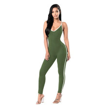 Women Lady V Neck Clubwear Bodycon  Jumpsuits For Women  Bodycon Sleeveless Fitness Sling Jumpsuit Long Pants #63 GS