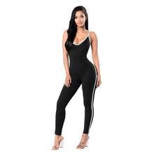 Women Lady V Neck Clubwear Bodycon  Jumpsuits For Women  Bodycon Sleeveless Fitness Sling Jumpsuit Long Pants #63 GS