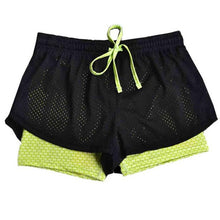 Women   Fitness Shorts Femme Patchwork Casual Workout Waistband Drawstring Skinny Shorts Women Short Pants #63 GS