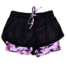 Women   Fitness Shorts Femme Patchwork Casual Workout Waistband Drawstring Skinny Shorts Women Short Pants #63 GS