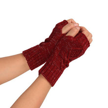 Women  Fingerless Gloves Knitted Half Finger Glove Soft Warm Half Mitten Women Female Gloves Mittens Guantes Mujer  GS