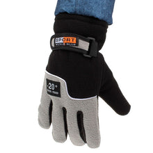 fashion style  Soft Male Gloves Windproof Polar fleece Men Glove Thermal   Snow Snowboard Motorcycle Gloves GS