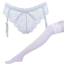 sexy lingerie Women Sexy Elasticity Lace Silk Garters Belts + 1PC Stockings Suspender Unnderwear Panties Garters Belt #23 GS