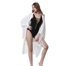 style  Ladies' elegant Tessal Solid long Kimonos outwear loose vintage bikini cover up Women kimono cardigan blusa GS