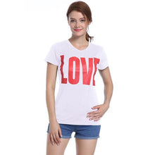 tops tees  ladies short Sleeve Letter Print t shirt women t-shirts Cotton female tshirt poleras de mujer #424 GS
