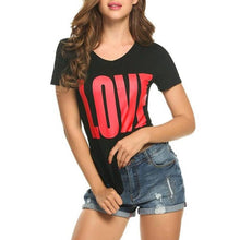 tops tees  ladies short Sleeve Letter Print t shirt women t-shirts Cotton female tshirt poleras de mujer #424 GS